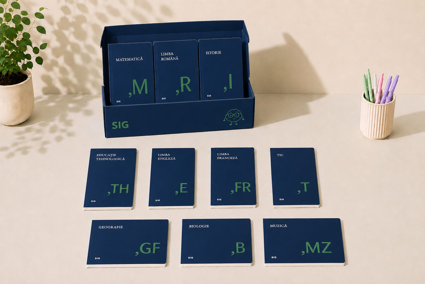 Pachet Complet SIG – 10 Caiete pentru Clasa a 5-a | Back to School 2026