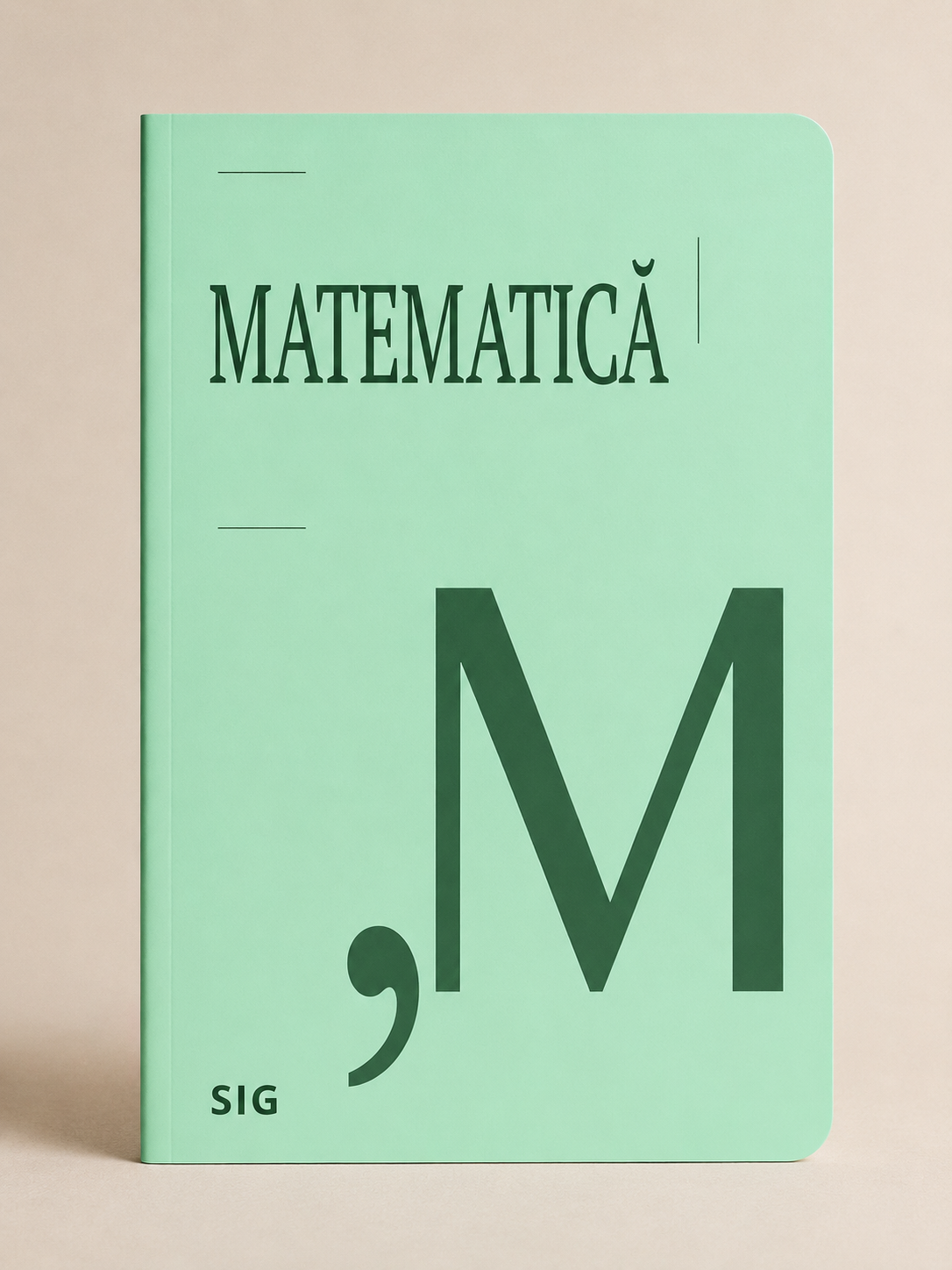 Caiet SIG de Matematică A4 pentru clasele 5-8