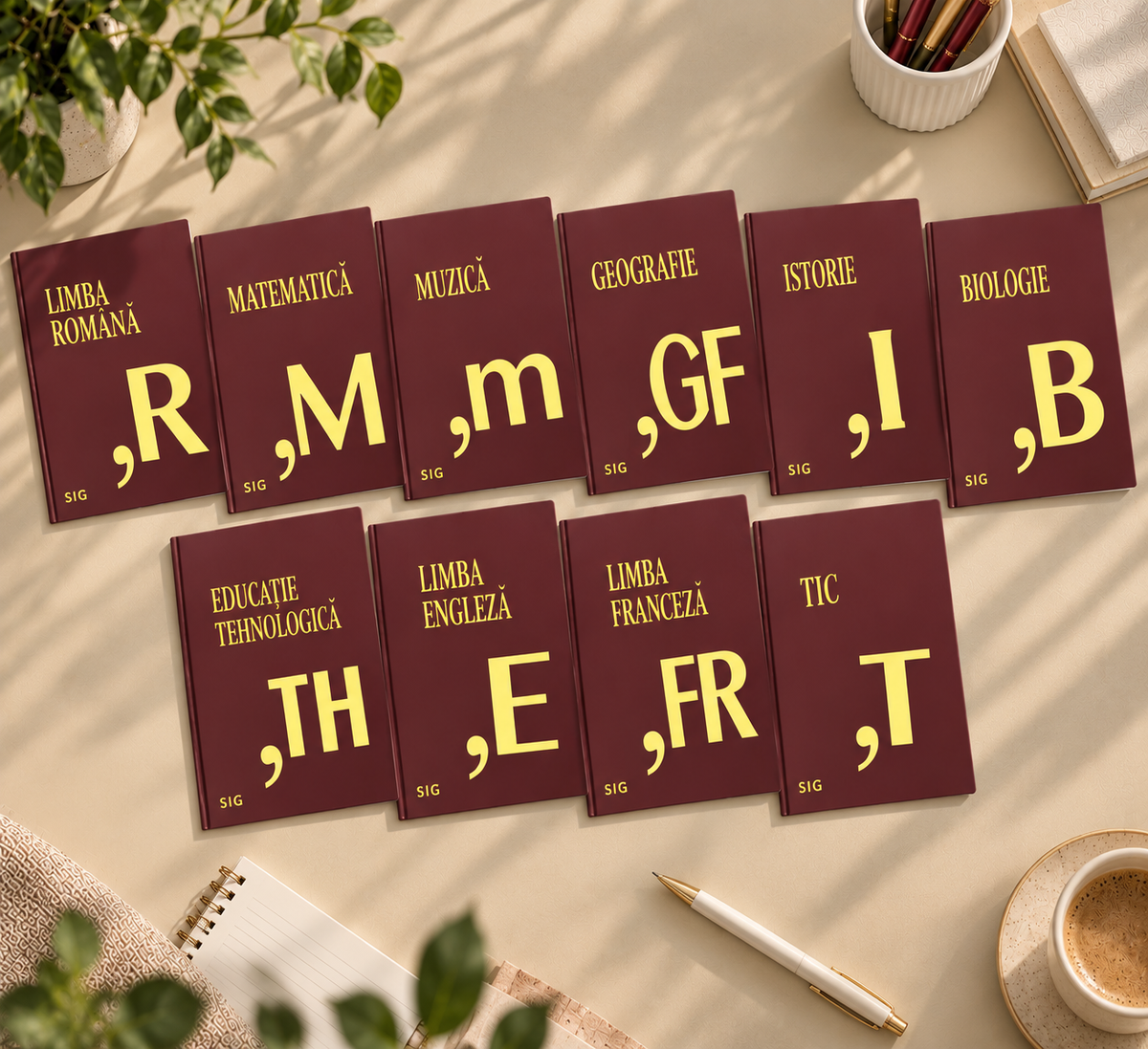 Pachet Complet SIG – 10 Caiete pentru Clasa a 5-a | Back to School 2026