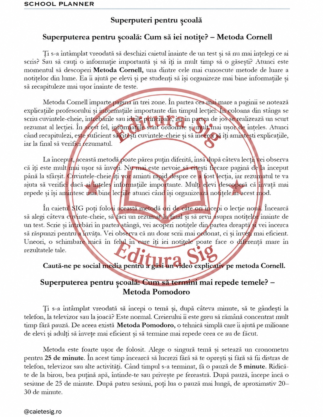 Pachet Complet SIG - 2 Caiete Română + 2 Caiete Matematică clasele 5-8
