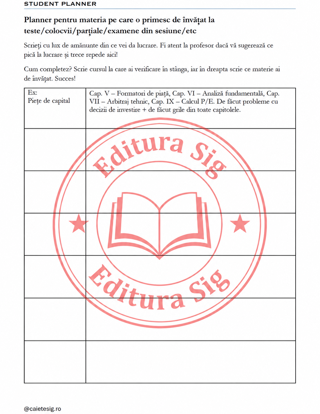 Pachet Complet SIG - 3 Caiete pentru Facultate | Back To Uni 2026